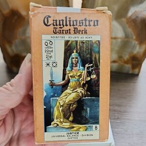 Vintage Cagliostro Tarot Deck - No Book, Deck Only
